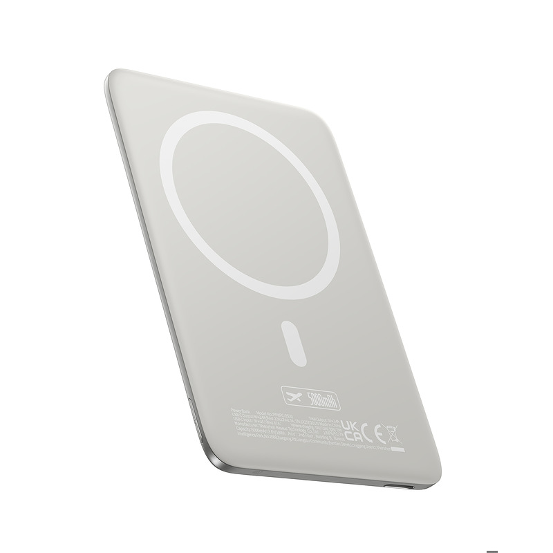 Baseus PicoGo AM41 Cardtype Magnetic power bank 20W 5000mAh Natural Titanium