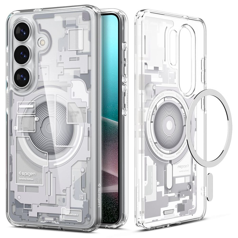 SPIGEN ULTRA HYBRID MAG MAGSAFE GALAXY S26+ PLUS ZERO ONE WHITE - Billede 2