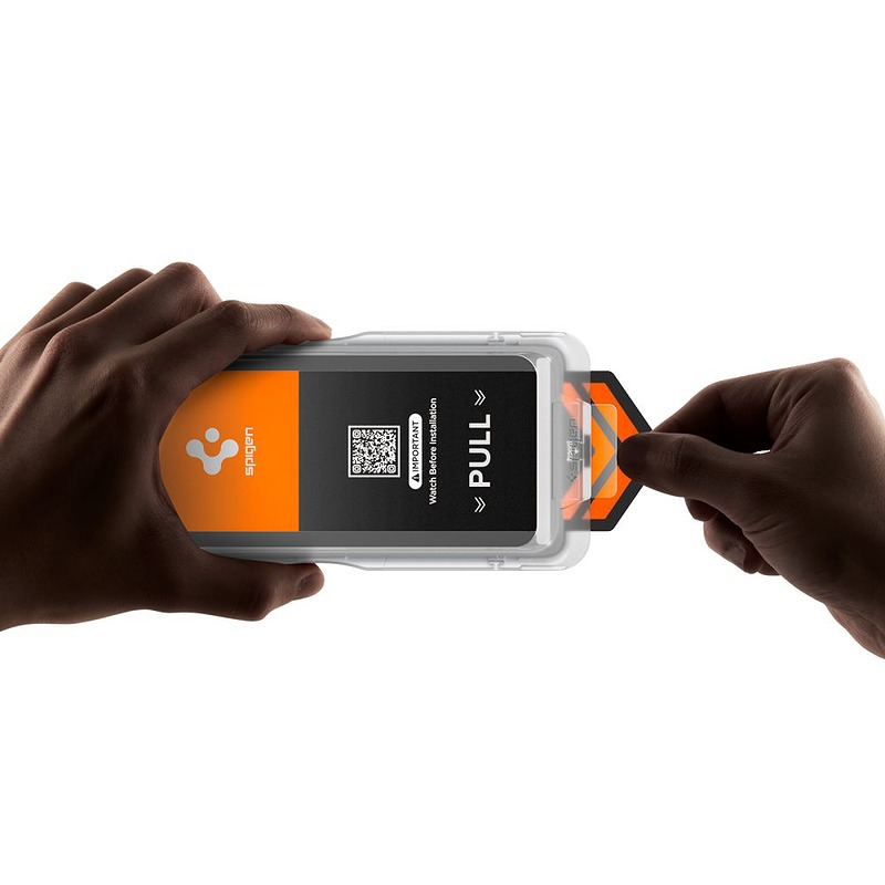 Spigen Tempered glass Glas.Tr "Ez Fit Pro" Hd 2-Pack for Samsung Galaxy S26 clear - Billede 4