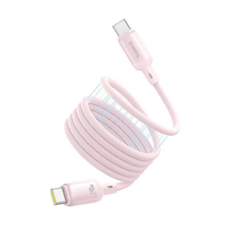 Baseus cable PicoGo PD USB-C - USB-C 1,0m baby pink 240W magnetic - Billede 2
