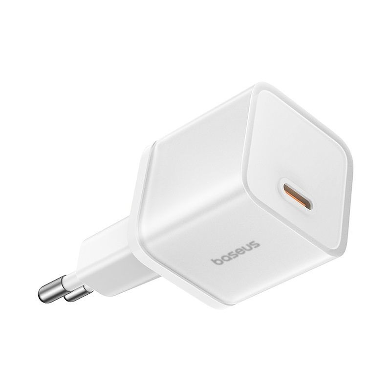 Baseus wall charger GaN5 Mini PD 30W 1x USB-C moon white - Billede 5