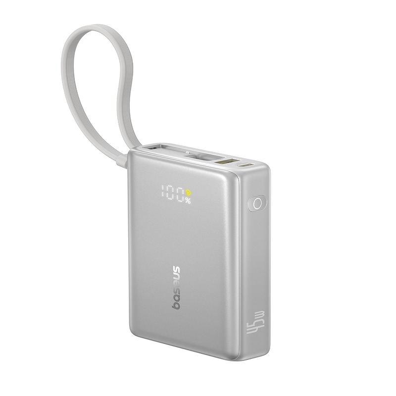 Baseus power bank PicoGo Digital Display Power Bank 10000mAh 45W Galaxy Natural Titanium