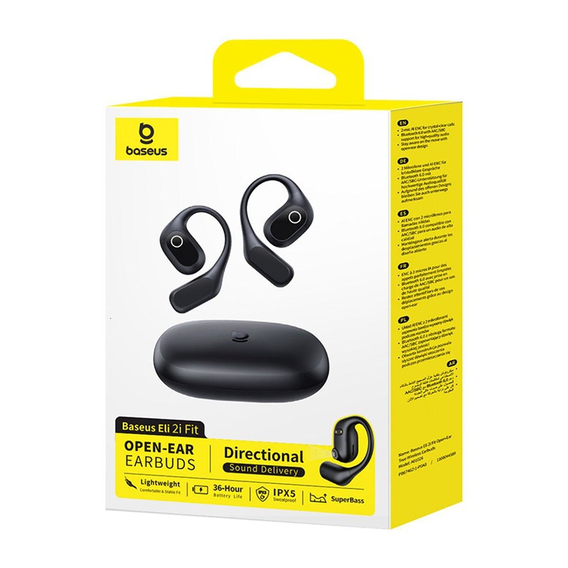 Baseus Bluetooth earphones Eli 2i black - Billede 3