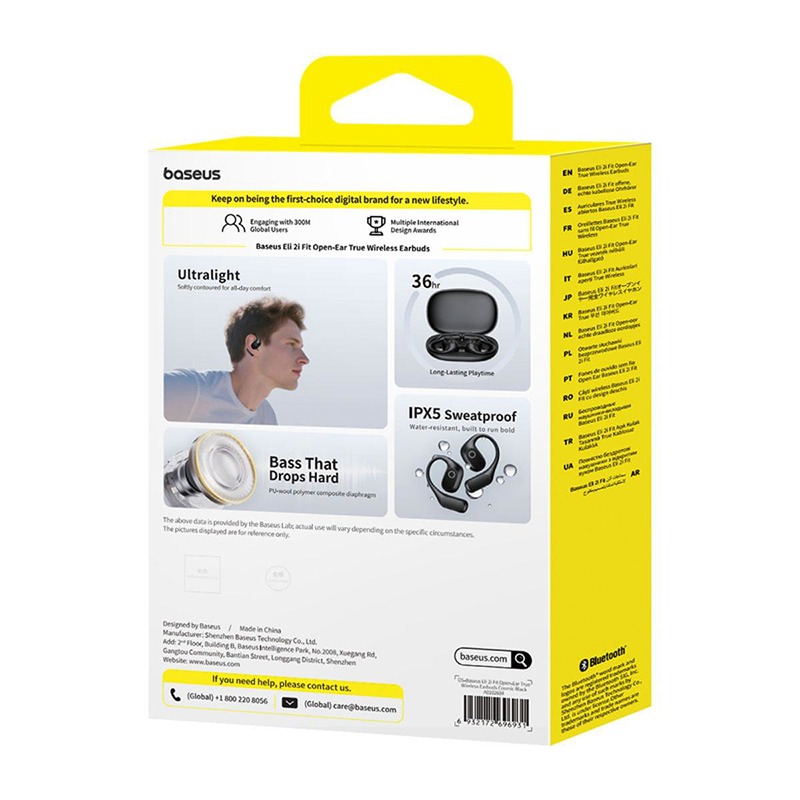 Baseus Bluetooth earphones Eli 2i black - Billede 4