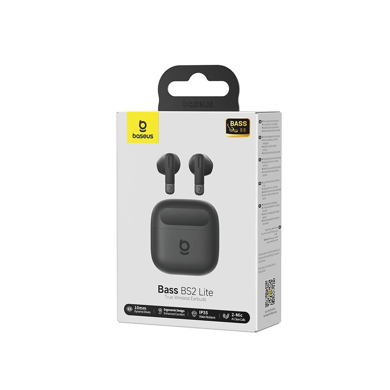 Baseus Bluetooth earphone Bass BS2 Lite black - Billede 5