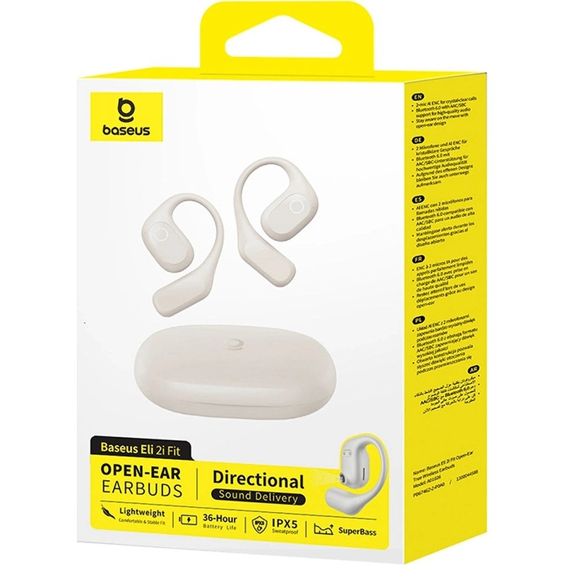 Baseus Bluetooth earphones Eli 2i white - Billede 4