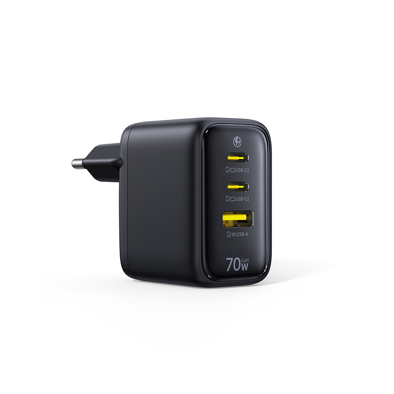 Baseus Enerfill FE22 wall charger 70W 2C+U black