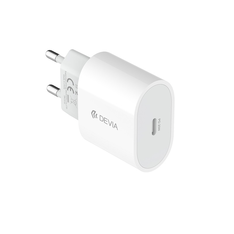 Devia wall charger Rocket PD QC 20W 1x USB-C white