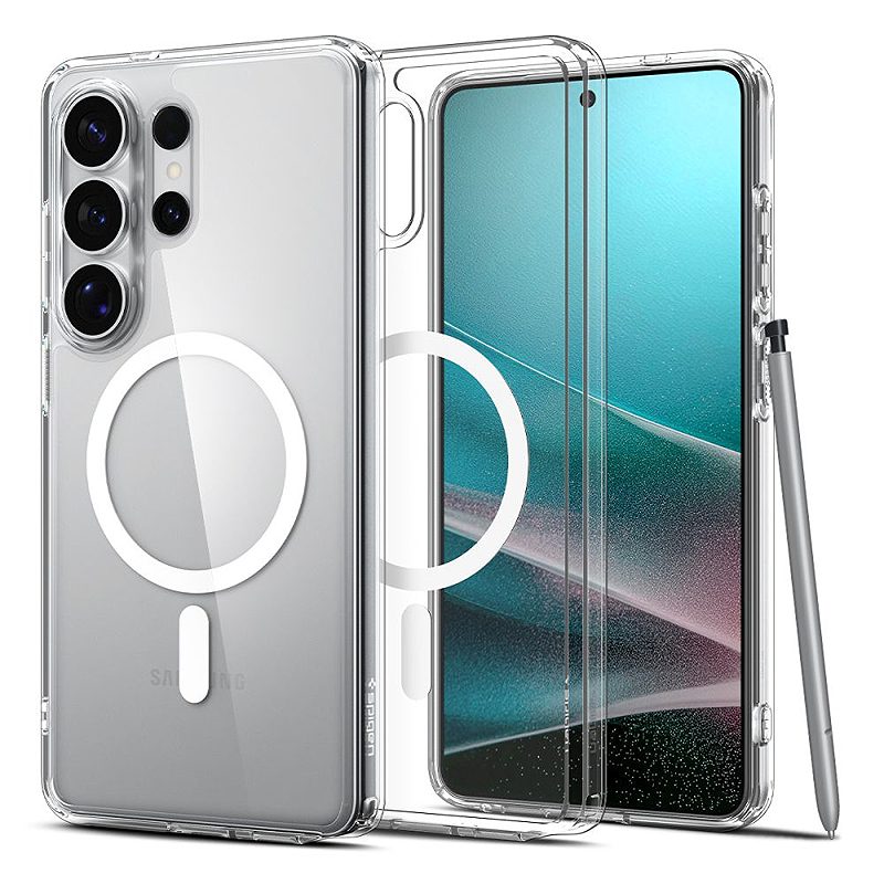 Spigen Ultra Hybrid MagSafe case for Samsung Galaxy S26 Ultra clear