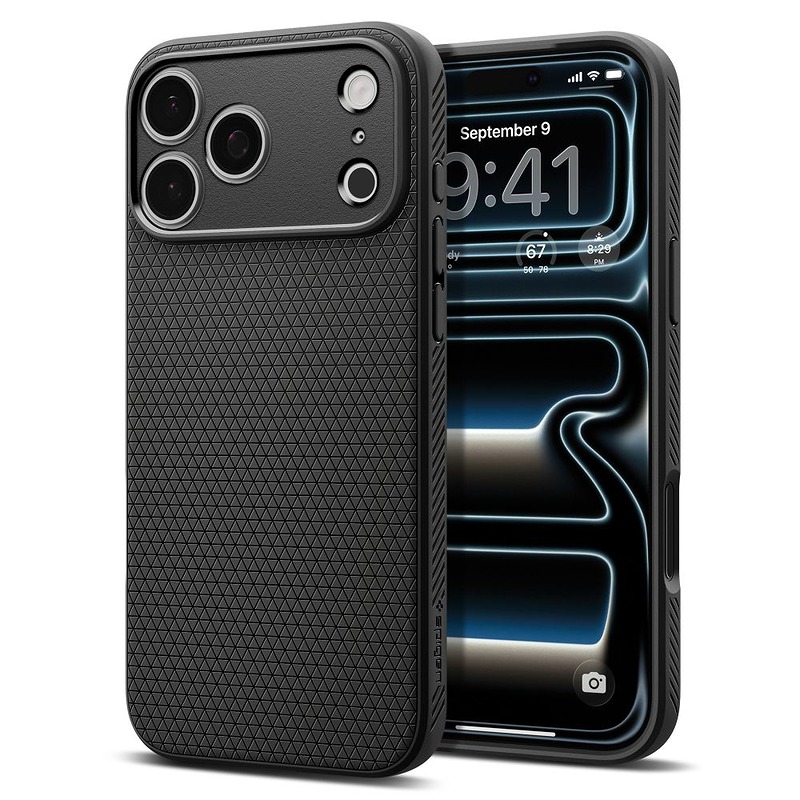 Spigen Liquid Air case for Iphone 17 Pro / 18 Pro matte black