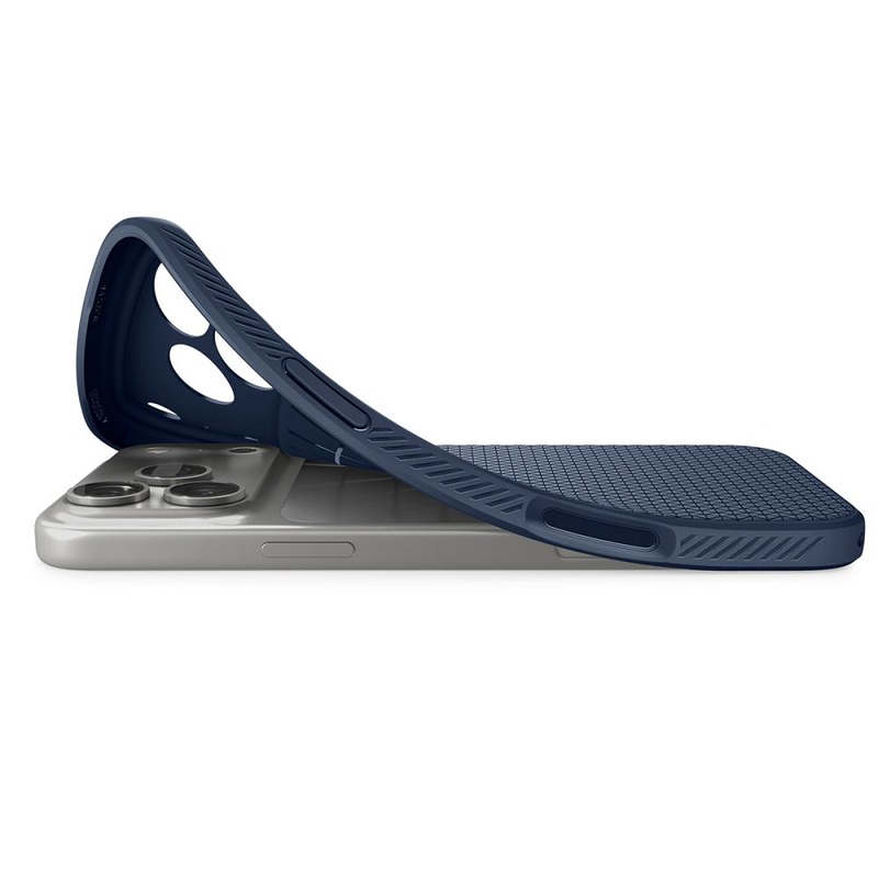 Spigen Liquid Air case for Iphone 17 Pro / 18 Pro blue - Billede 5