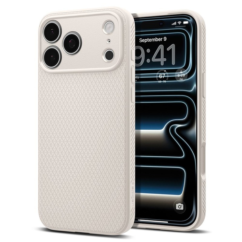 Spigen Liquid Air case for Iphone 17 Pro Max / 18 Pro Max titanium