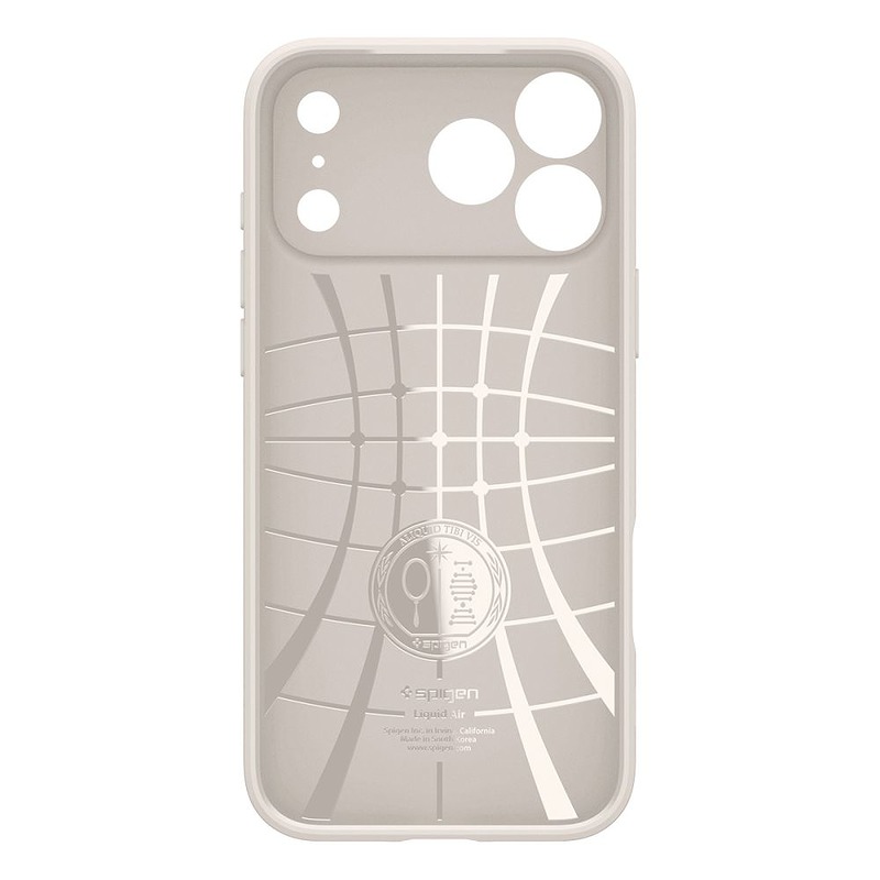 Spigen Liquid Air case for Iphone 17 Pro Max / 18 Pro Max titanium - Billede 3