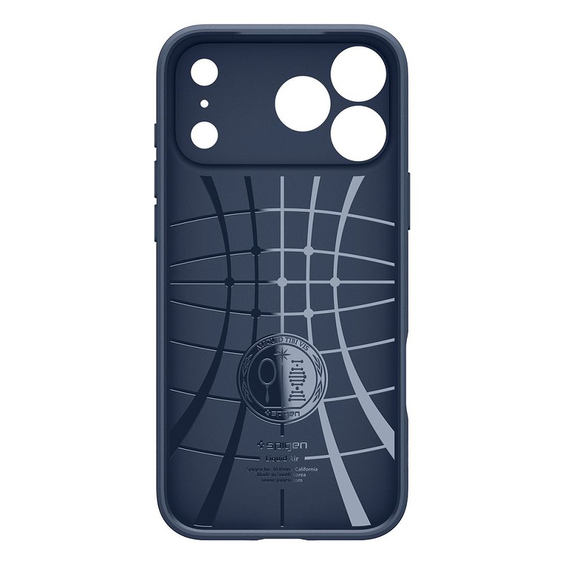 Spigen Liquid Air case for Iphone 17 Pro Max / 18 Pro Max blue - Billede 3