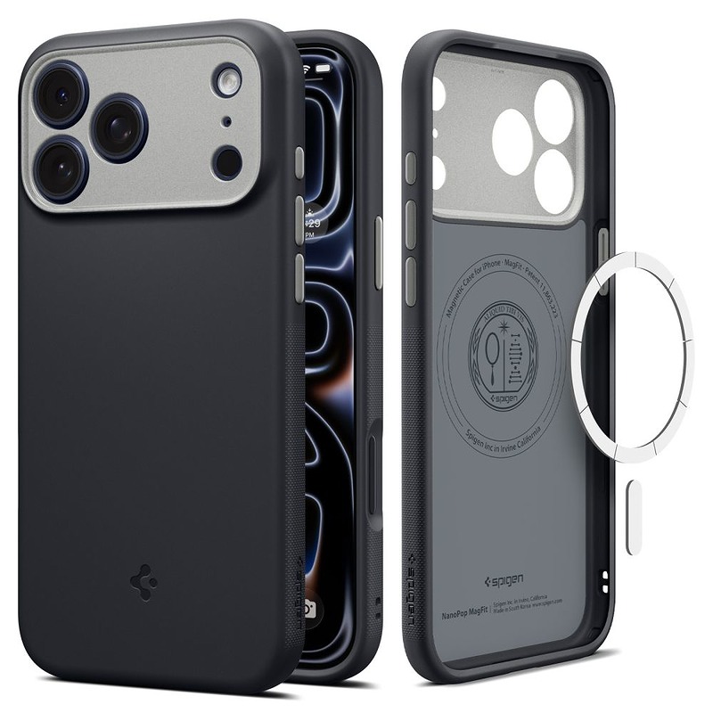 Spigen Nano Pop Magsafe case for Iphone 17 Pro / 18 Pro black