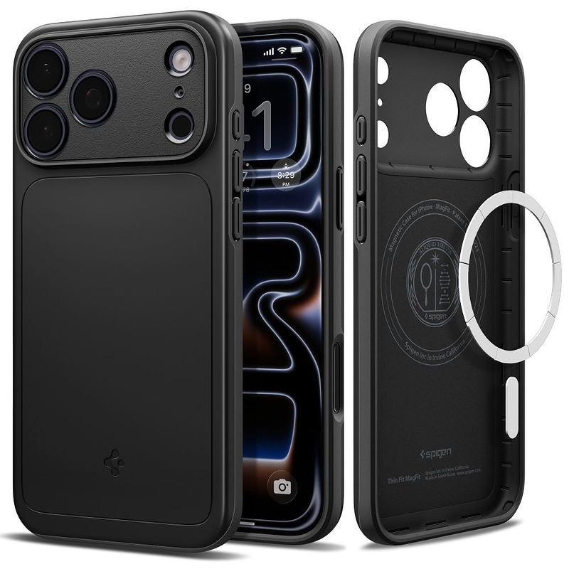 Spigen Thin Fit Magsafe case for Iphone 17 Pro Max / 18 Pro Max black