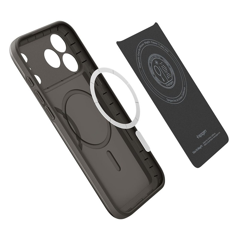 Spigen Thin Fit Magsafe case for Iphone 17 Pro Max / 18 Pro Max graphite - Billede 5