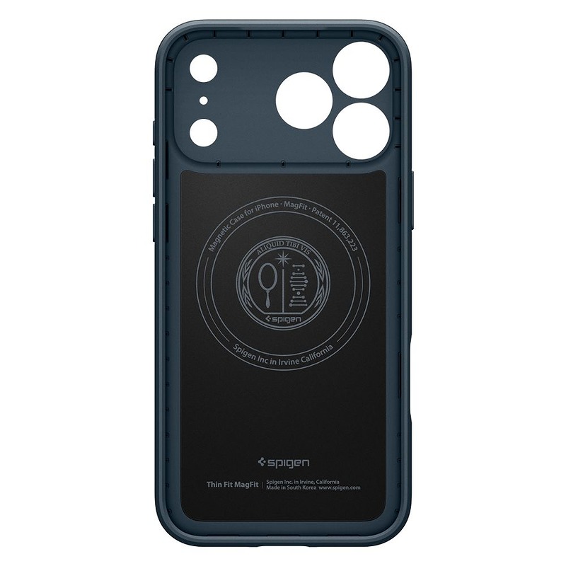 Spigen Thin Fit Magsafe case for Iphone 17 Pro Max / 18 Pro Max blue - Billede 4