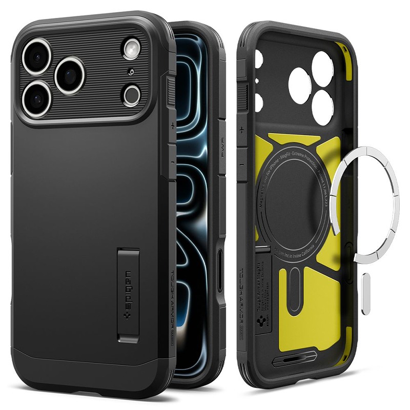 Spigen Tough Armor T Magsafe case for Iphone 17 Pro / 18 Pro black