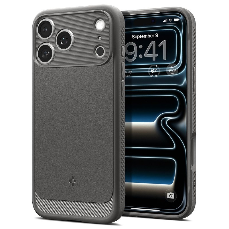 Spigen Rugged Armor MagSafe case for iPhone 17 Pro Max / 18 Pro Max Grey - Billede 4