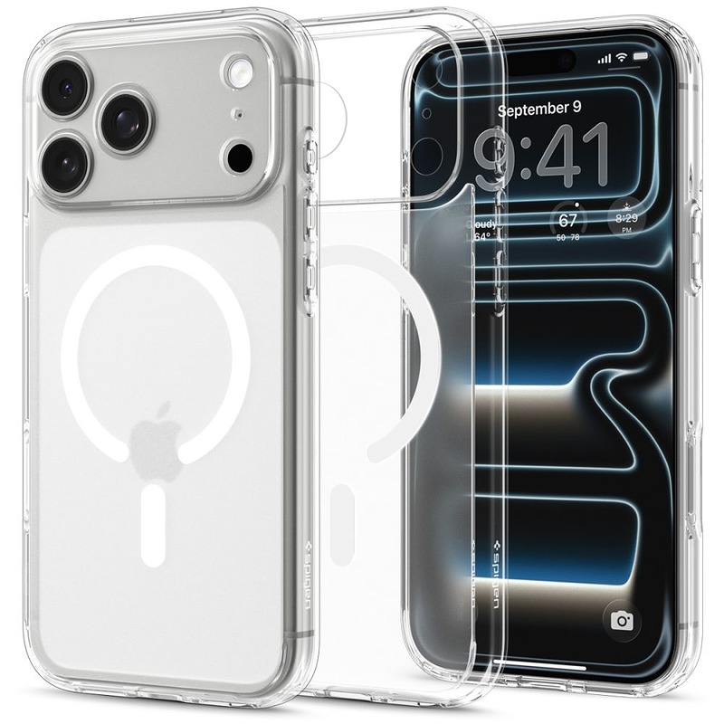Spigen Ultra Hybrid MagSafe case for iPhone 17 Pro / 18 Pro Frost White