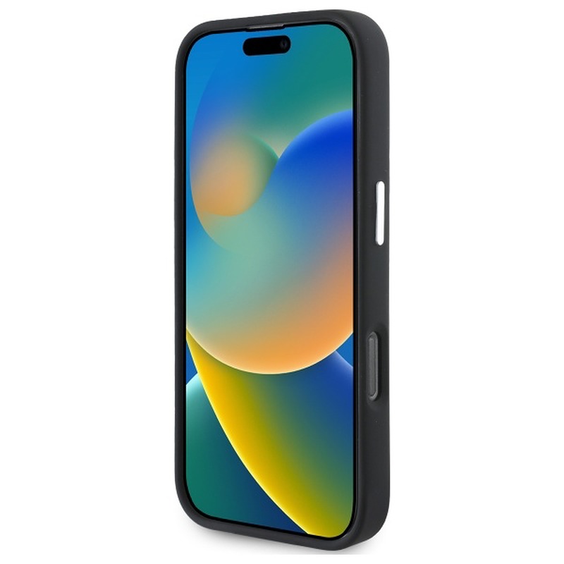 Mercedes case for iPhone 16 Pro 6,3" MEHMP16L23SUMBK Hardcase Silicone Blue Stripe MagSafe black - Billede 5