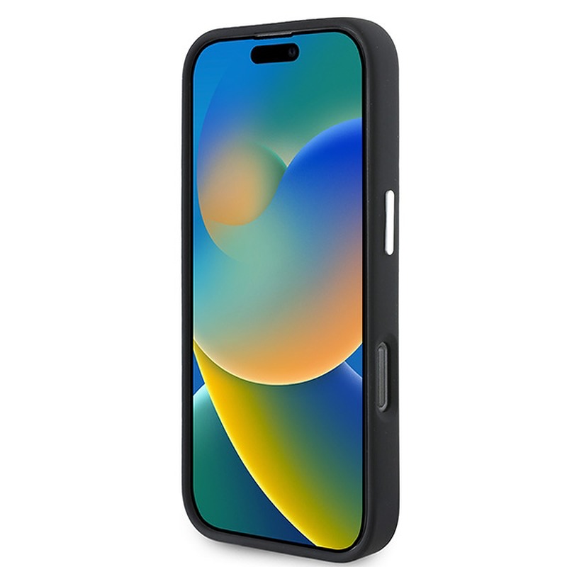 Mercedes case for iPhone 16 Pro Max 6,9" MEHMP16X23SUMBK Hardcase Silicone Blue Stripe MagSafe black - Billede 5