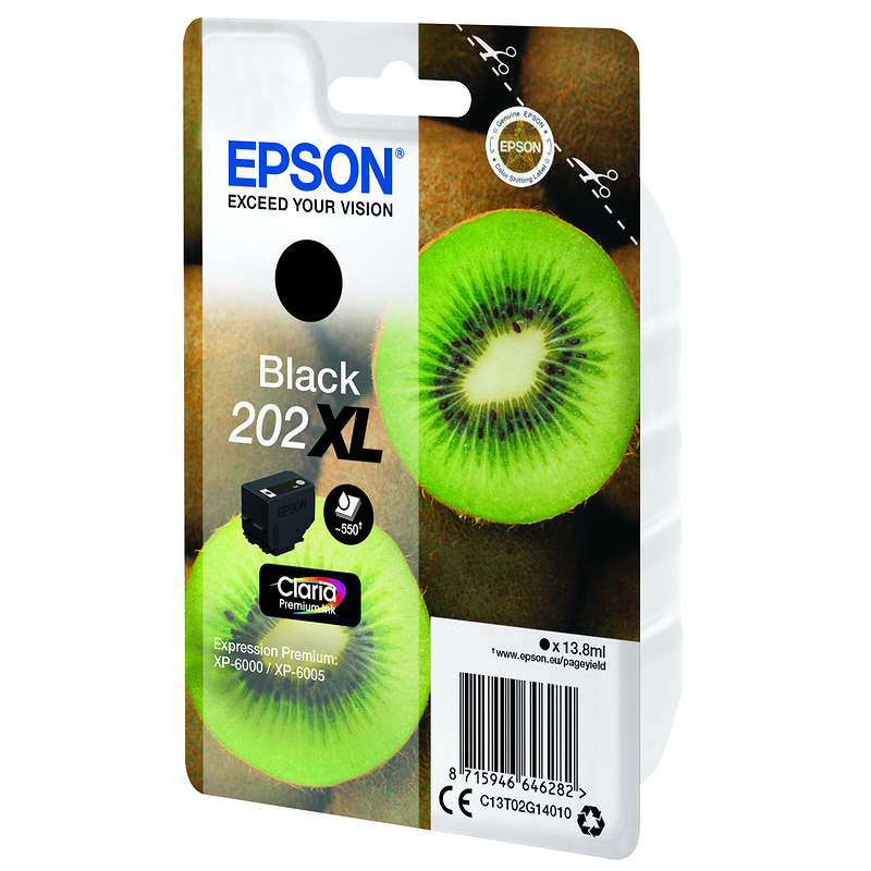 Epson Kiwi 202XL blækpatron 1 stk Original High (L) Yield Sort