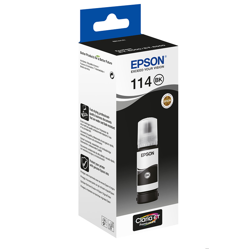 INK EPSON ECO 114 BK