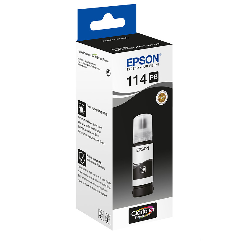 INK EPSON ECO 114 PHOTOBK