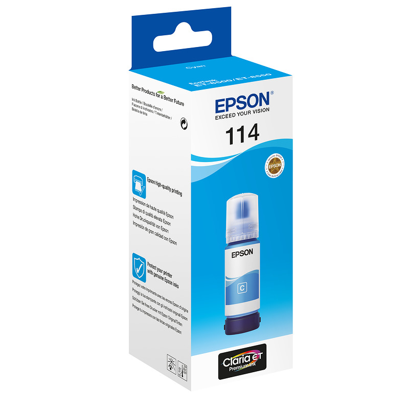 INK EPSON ECO 114 CYAN