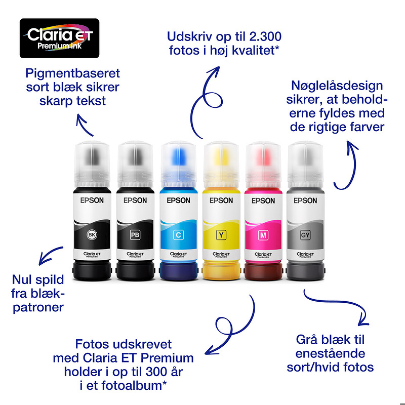 INK EPSON ECO 114 MAGENTA - Billede 4