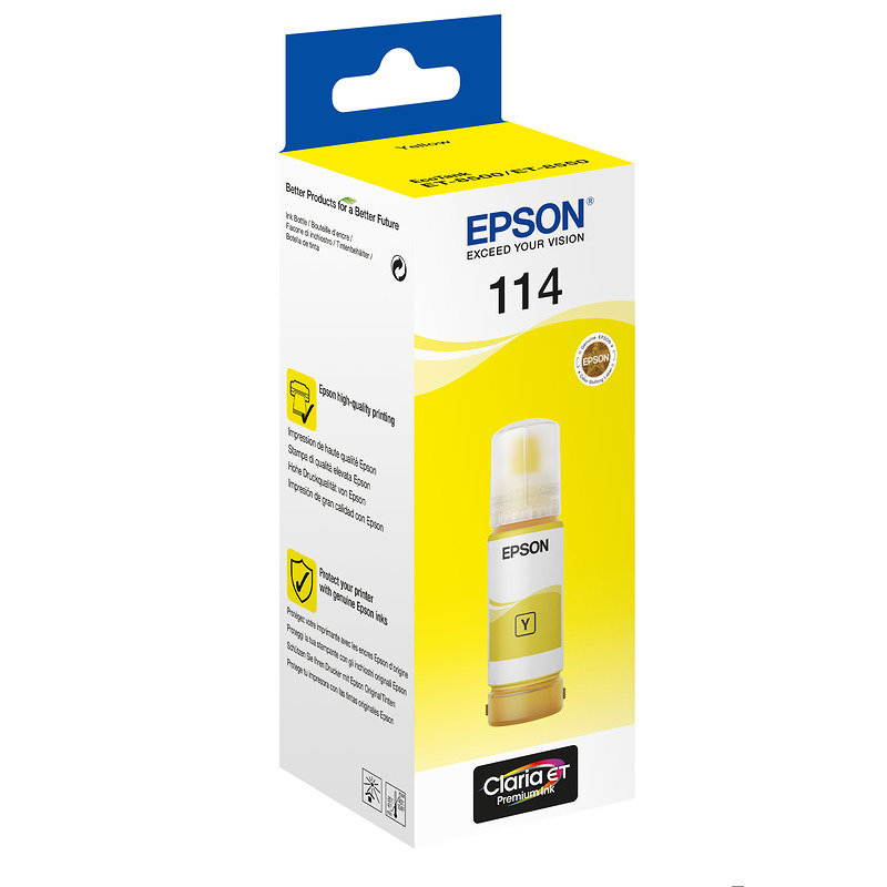 INK EPSON ECO 114 YELLOW