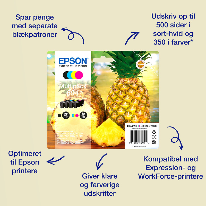 Epson 604 ink cartridge - Billede 3