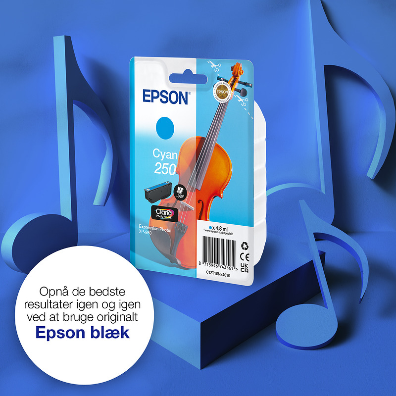 Epson 250 Violin Claria Photo HD ink cartridge - Billede 3