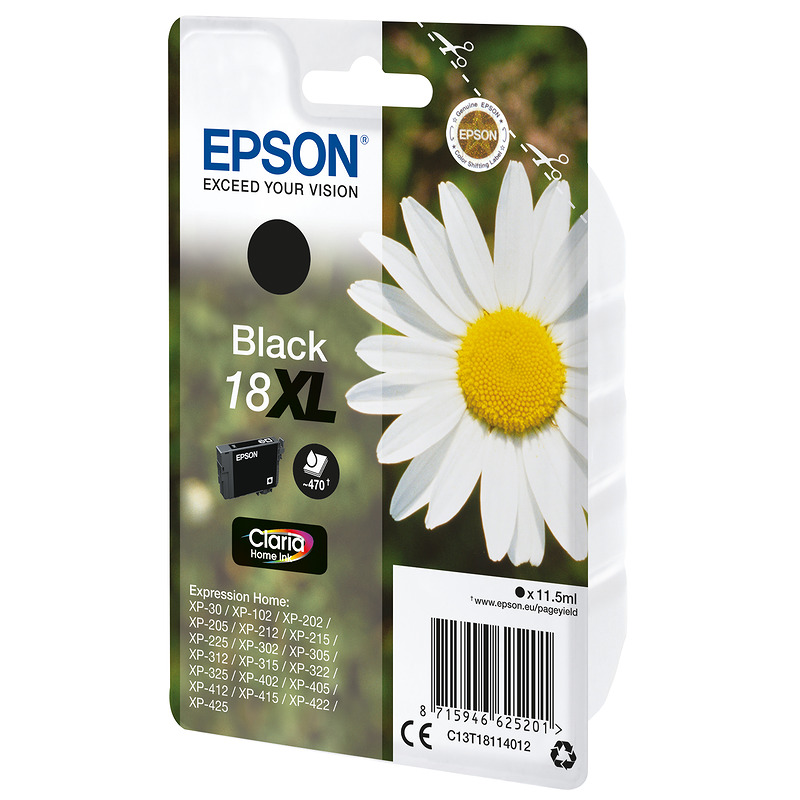 Epson Daisy C13T18114012 blækpatron 1 stk Original High (L) Yield Sort