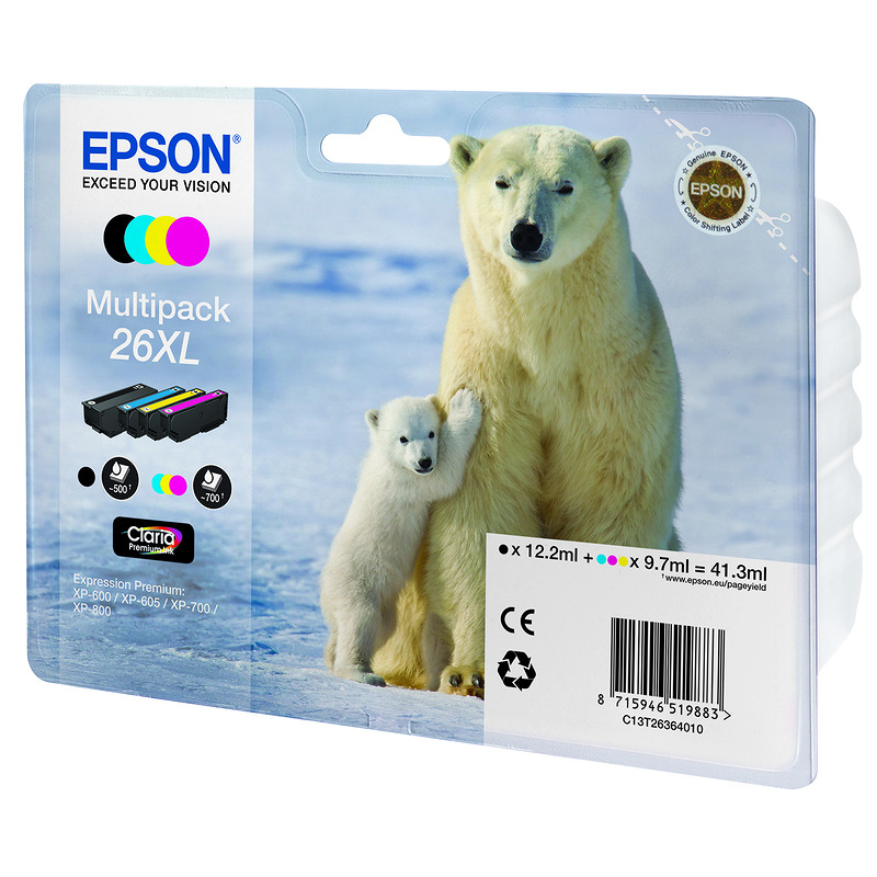 Epson Polar bear C13T26364010 ink cartridge