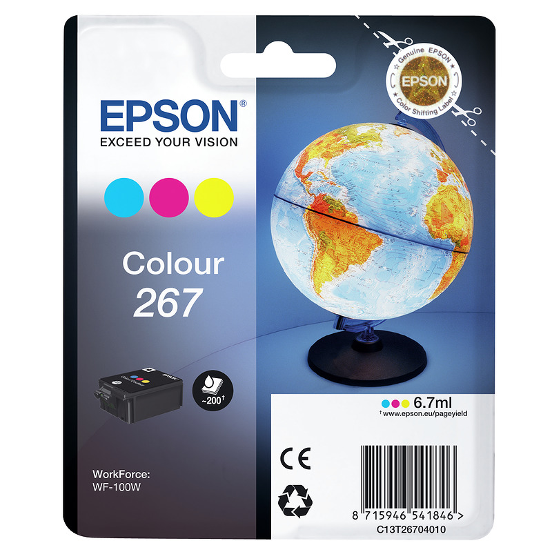 Epson Globe 267 globus enkeltpakke farveblæk