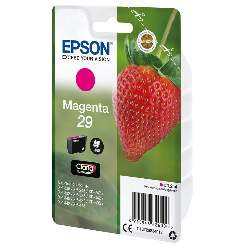 Epson Strawberry C13T29834012 ink cartridge