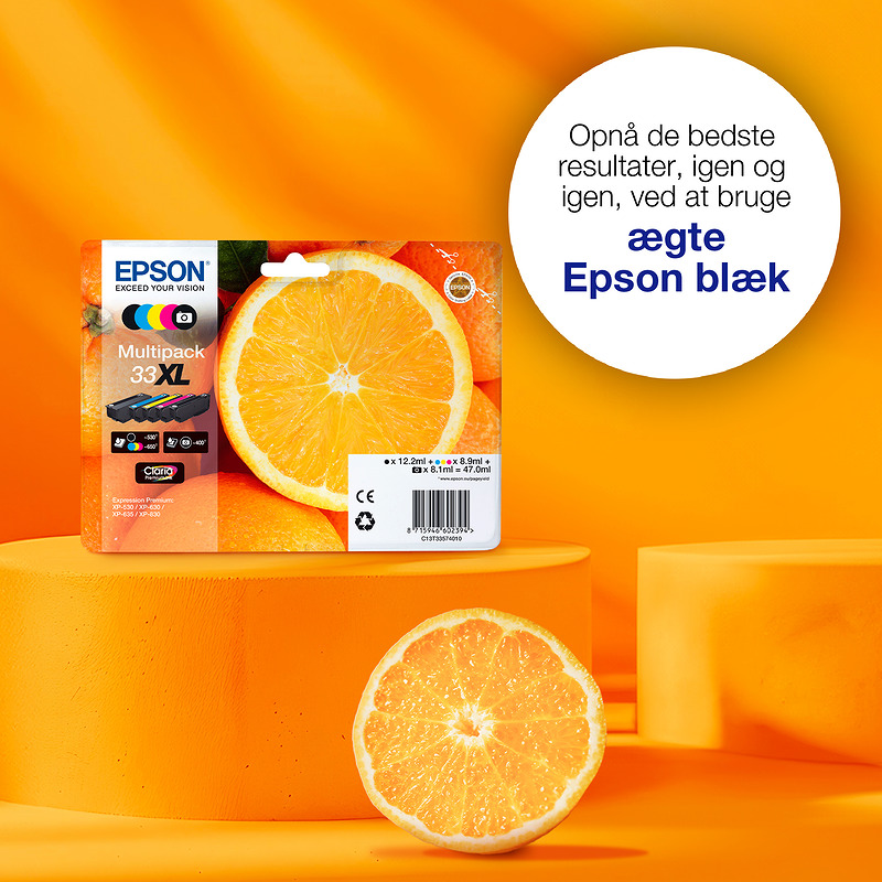 Blækpatron, Epson 33XL Multipack - Billede 6