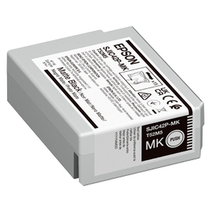 Epson SJIC42P-MK blækpatron 1 stk Original Sort