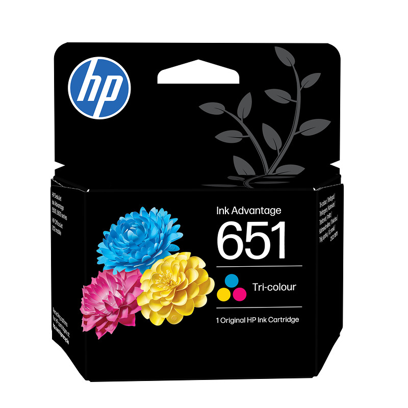 HP 651 Tri-color Original Ink Advantage Cartridge