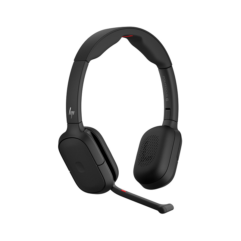 HP Poly Focus 625 Fold Stereo Bluetooth Headset