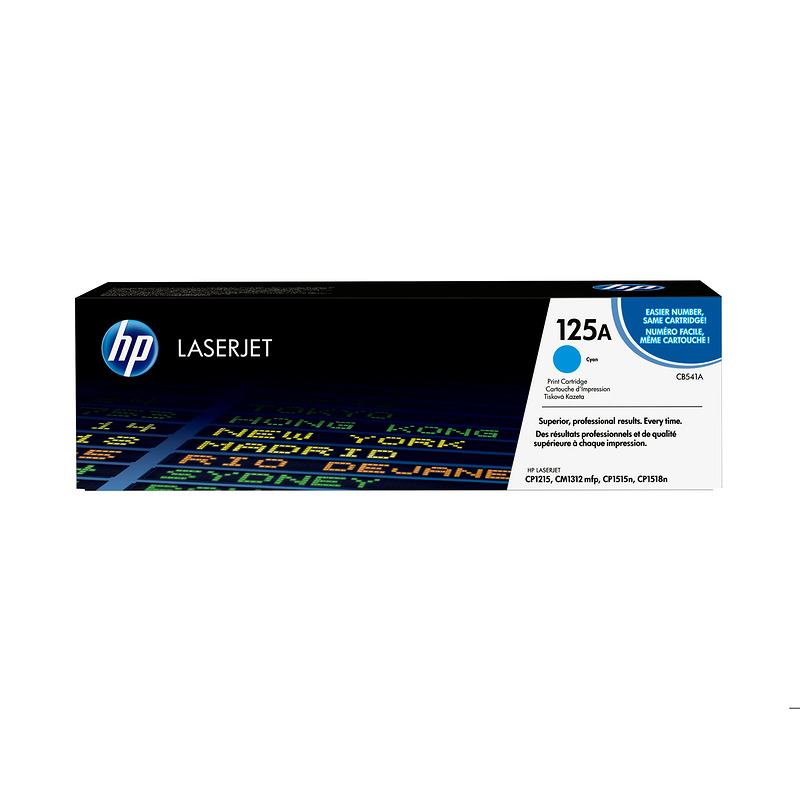 HP Original 125A LaserJet-tonerpatron, cyan