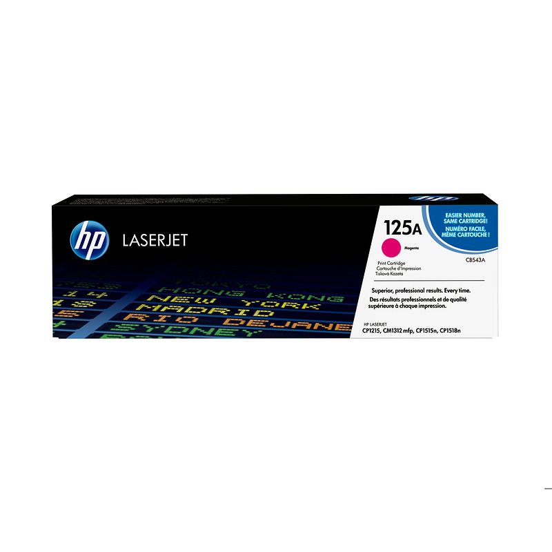 HP Original 125A LaserJet-tonerpatron, magenta