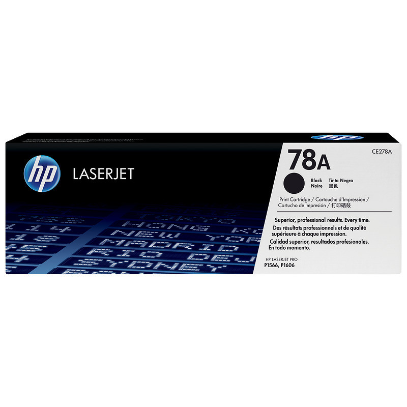 HP Original 78A LaserJet-tonerpatron, sort