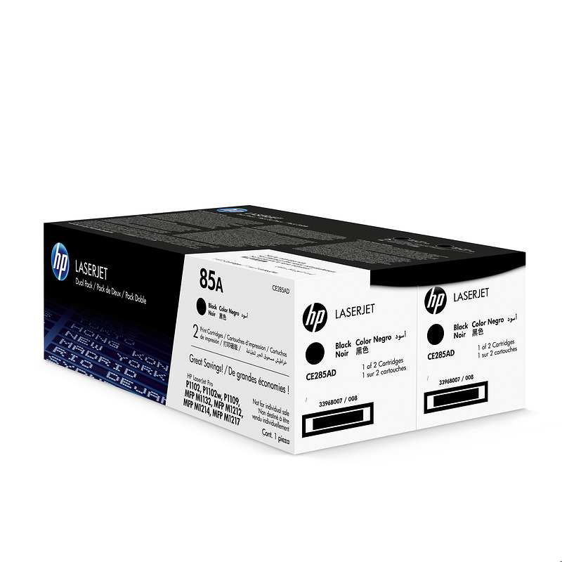 HP Originale 85A LaserJet-tonerpatroner, sort, 2-pak - Billede 13