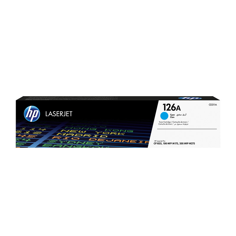 HP Original 126A LaserJet-tonerpatron, cyan