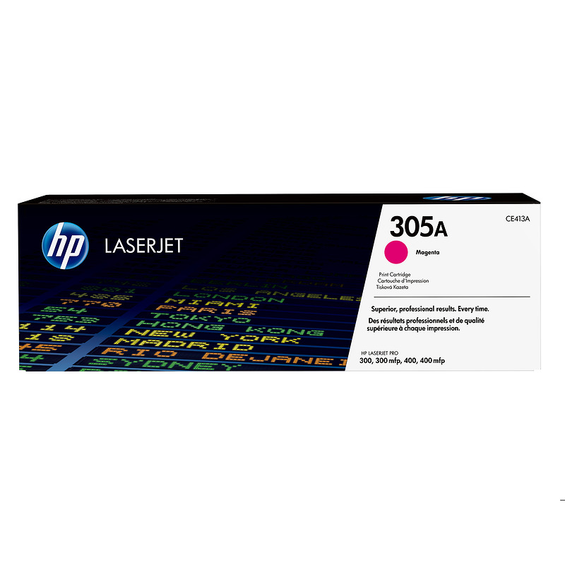 HP Original 305A LaserJet-tonerpatron, magenta