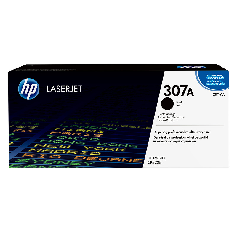 HP Original 307A LaserJet-tonerpatron, sort
